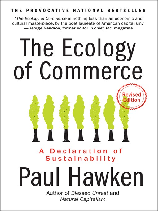 Title details for The Ecology of Commerce Revised Edition by Paul Hawken - Wait list
